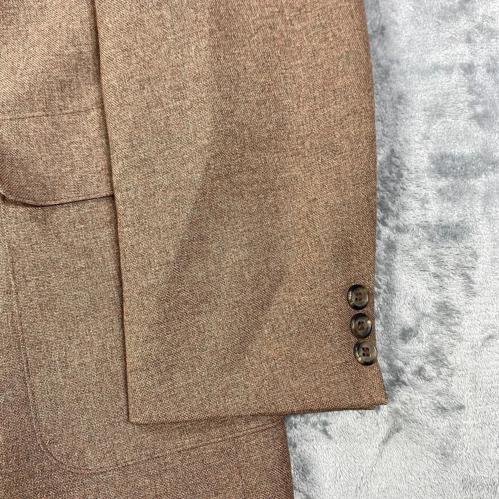 Vintage Levis Action Blazer Jacket Men 46L Brown 80s Classic Ivy Sport Coat Suit